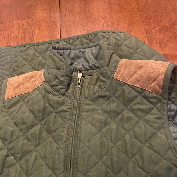 NWOT Chaps Military Green Vest - Picture 10 of 12